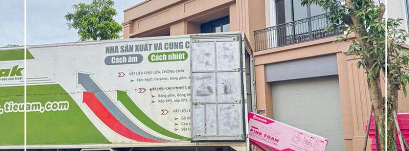 Tấm Xốp Cách Âm Cách Nhiệt, Tôn Nền Remak® Xps – Sắc Hồng Rực Rỡ Cho Công Trình Hiện Đại Tại KĐT Vinhomes Vũ Yên (Hải Phòng)