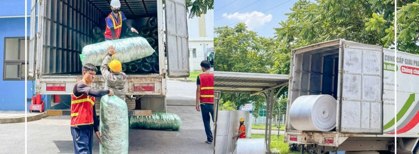 Remak Cấp Xốp Pe Mặt Bạc Và Ống Gió Mềm Bảo Ôn Bông Thuỷ Tinh Cho Đơn Vị Thi Công Hệ Thống Thông Gió Nhà Máy