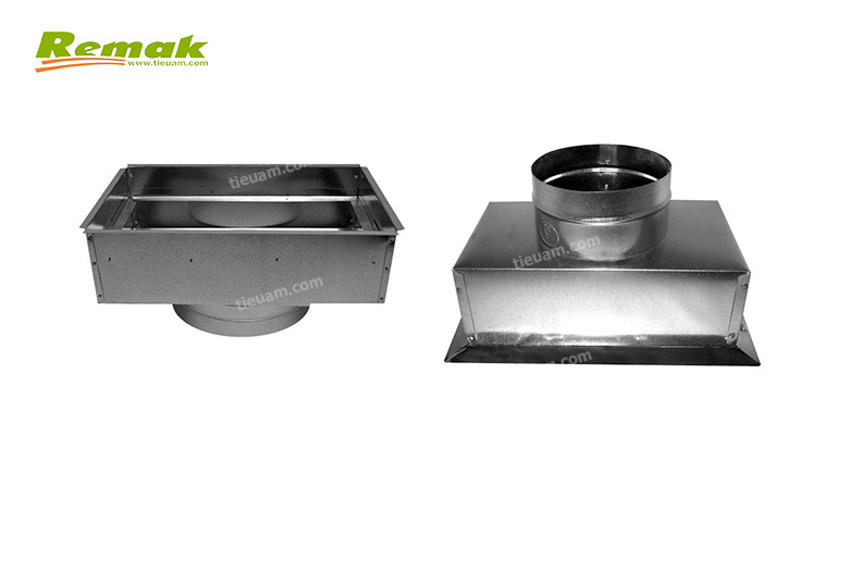 Hộp gió vuông Hộp gió chữ nhật 1