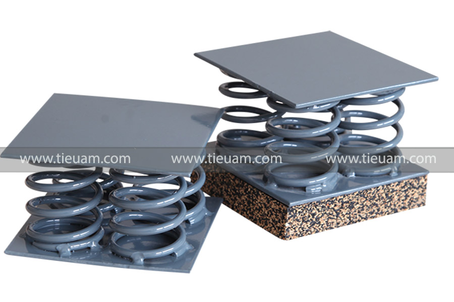 Lò xo giảm chấn cách âm sàn 0