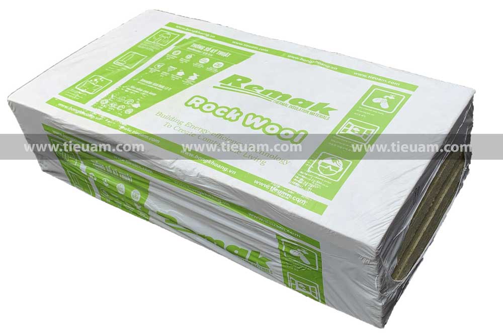 Bông khoáng Remak® Rock wool dạng kiện 0