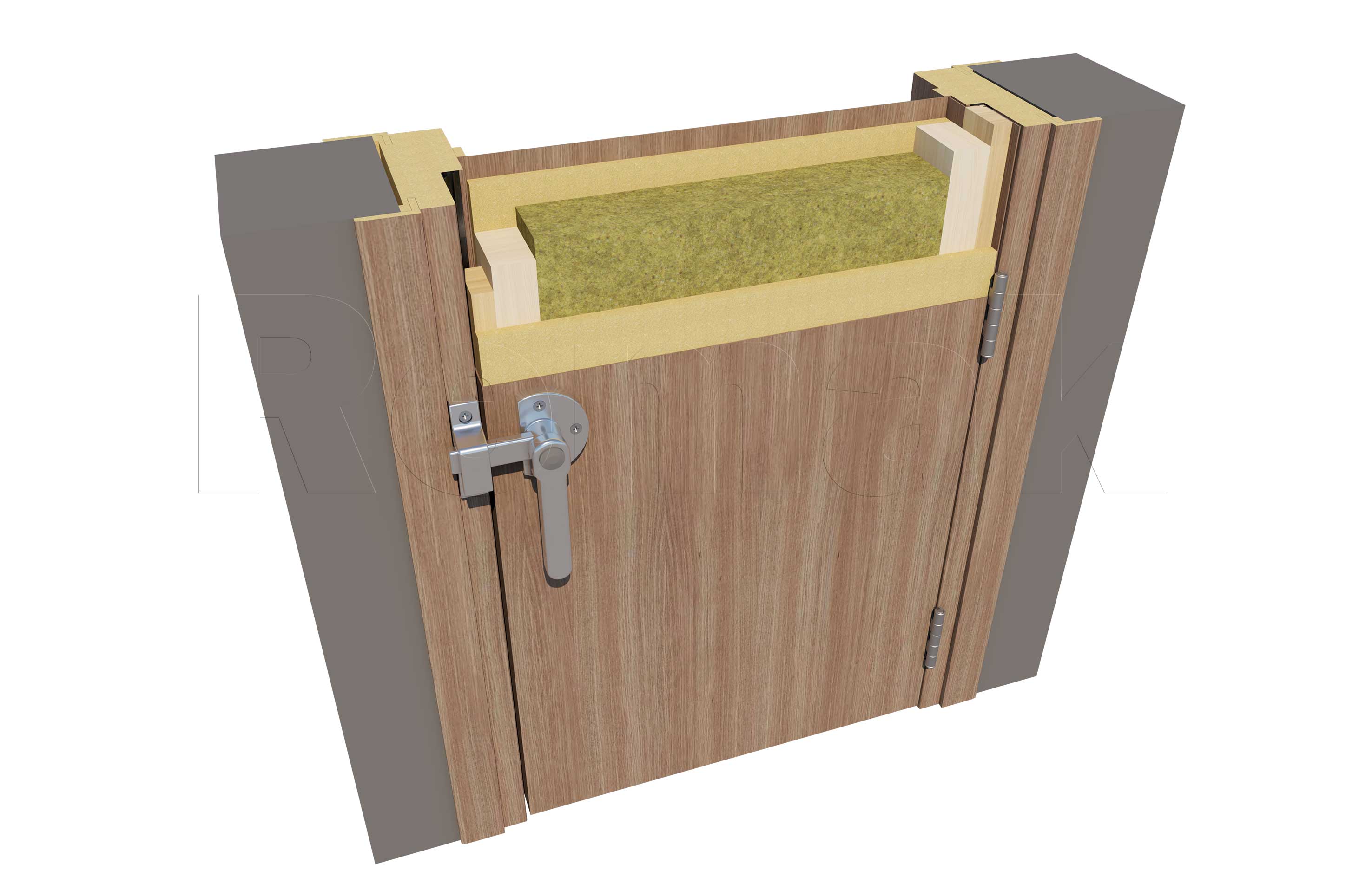 Khóa cửa cách âm hai chiều Remak® Soundproof Door Lock ADL1624 6