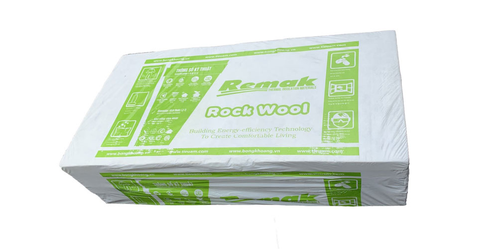 Bông khoáng Remak Rockwool cách âm tiêu âm tốt, giá thành hợp lý